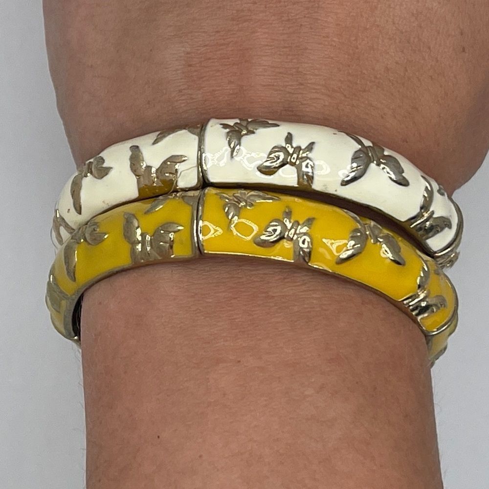 Two Enamel Butterfly Bracelets 🦋 - Picture 2 of 3
